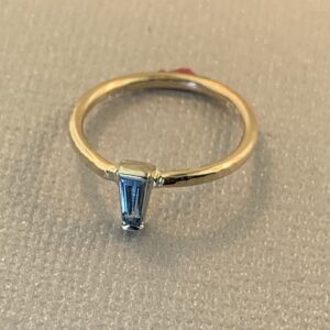 Blue Topaz Baguette