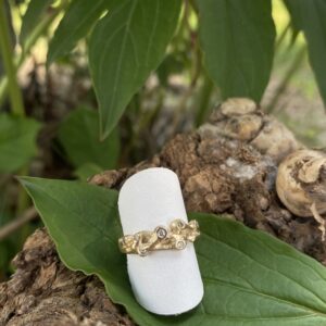 Organic Style Diamond Ring