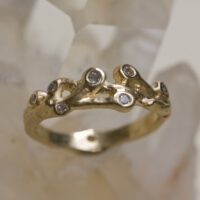 Organic Style Diamond Ring