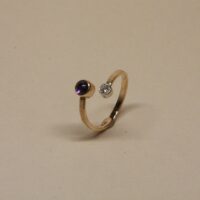 Sapphire & Diamond Ring
