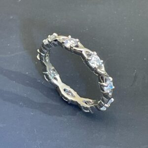 White Diamonds Sterling Silver Ring