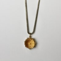 Carved Citrine Cabochon Necklace - Image 2