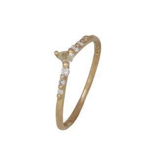 Gold Band w/ Diamonds