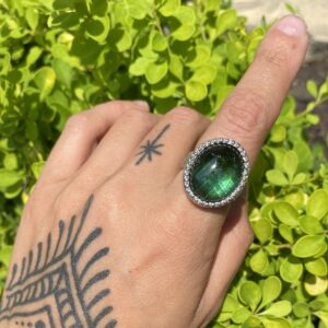 Green Tourmaline Cabochon