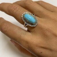 Turquoise Cabochon Ring