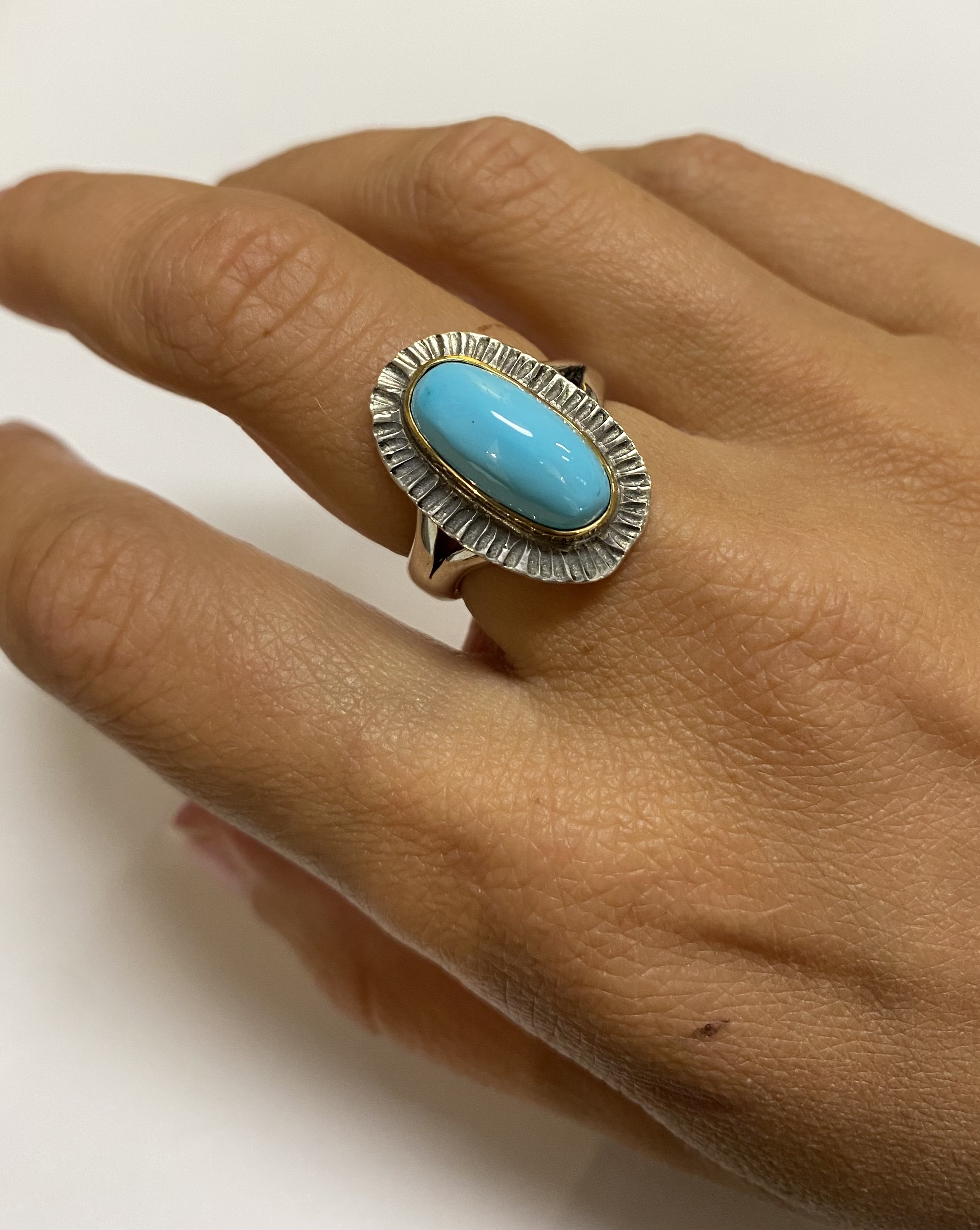 Turquoise Cabochon Ring