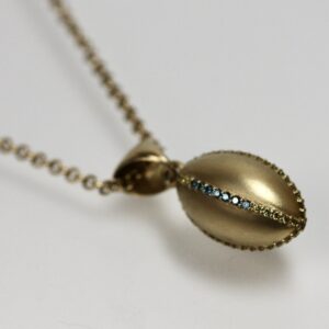 14 kt Gold Football Pendant
