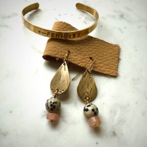 Stamped Necklace, Bracelet, or Earrings