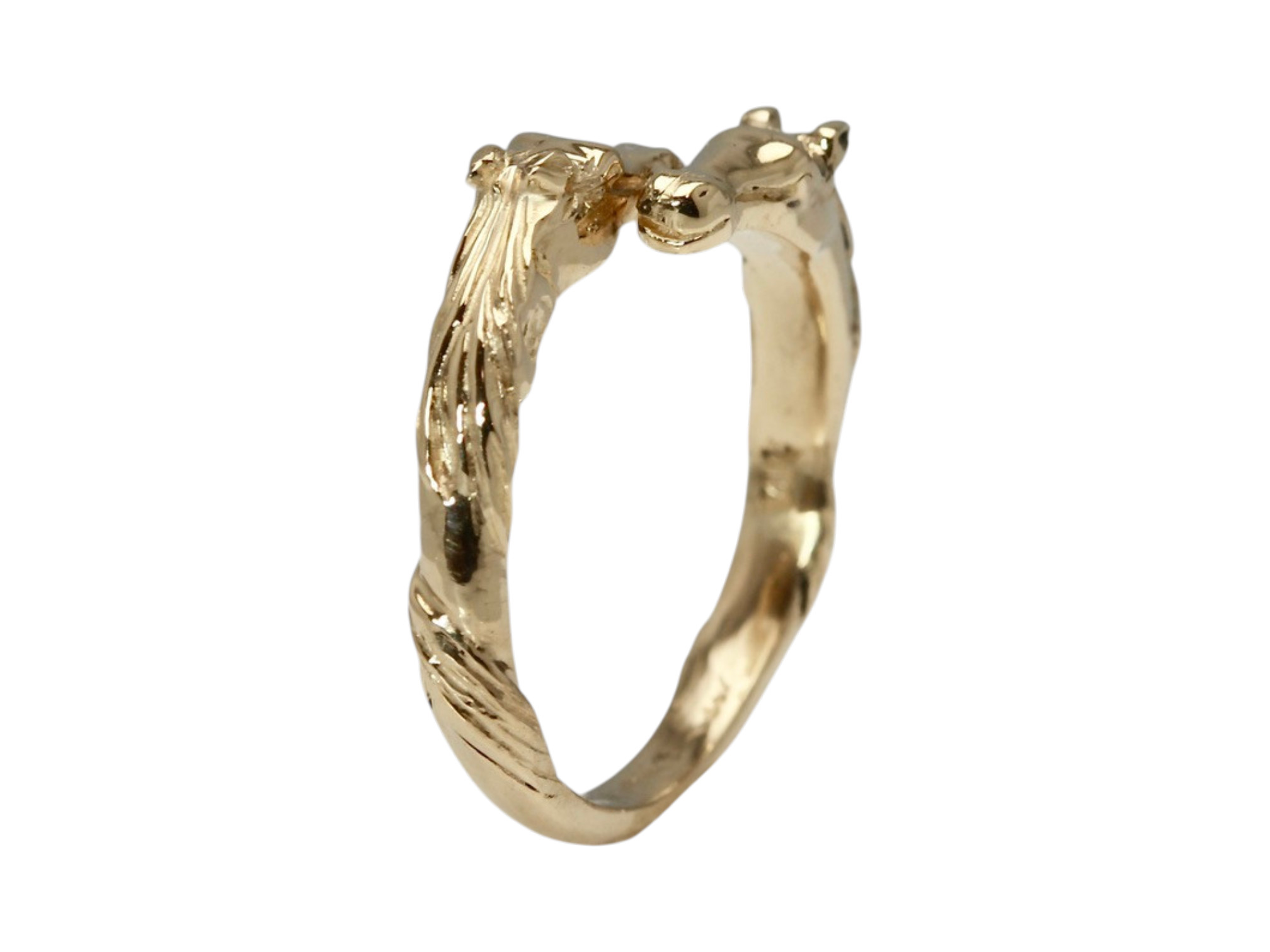14KY Double Horse Ring Adjustable - Image 3