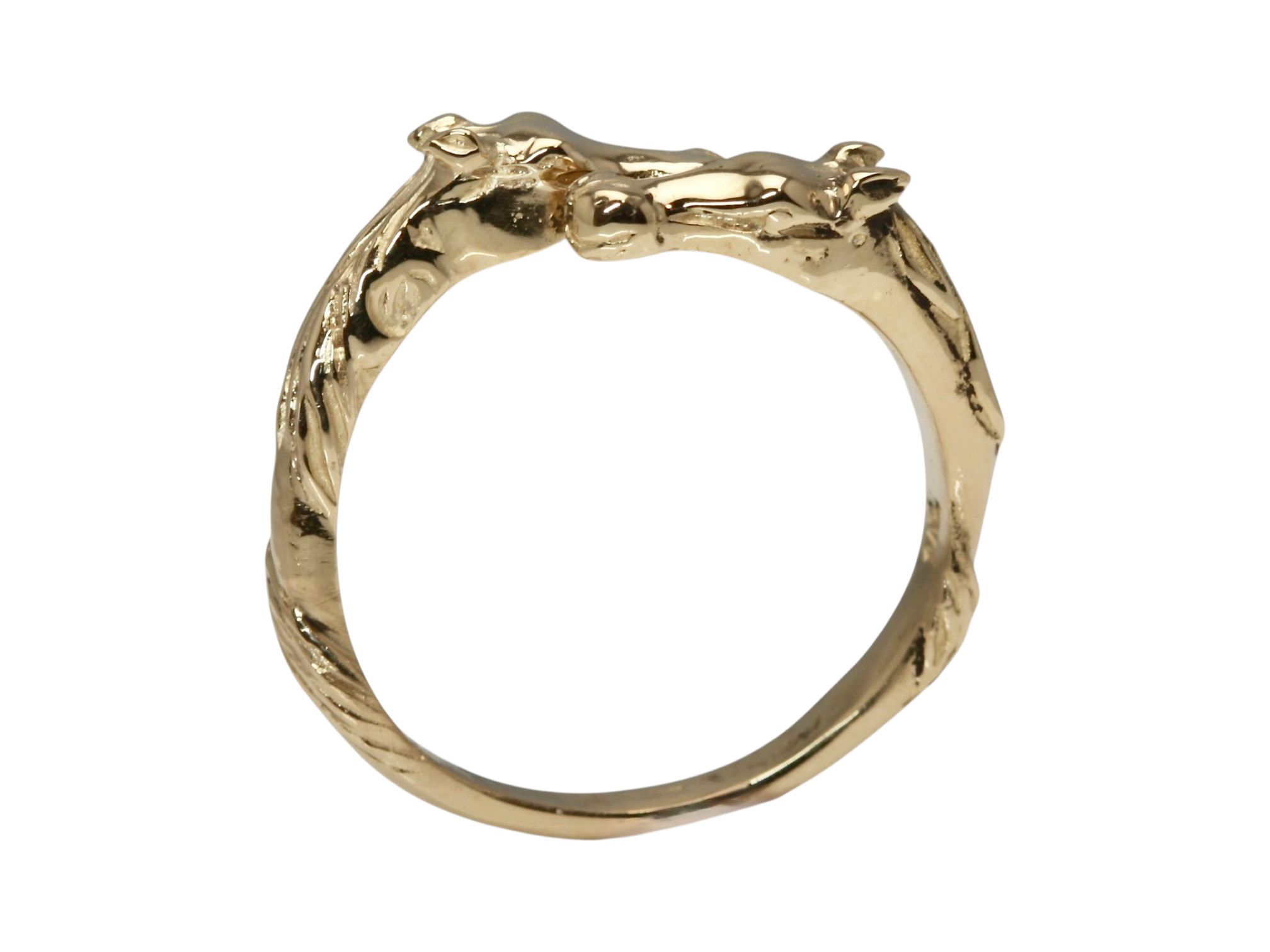 14KY Double Horse Ring Adjustable - Image 4